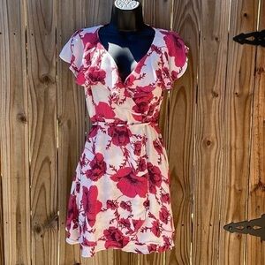 FREE People French Quarter Floral Wrap Dress size s